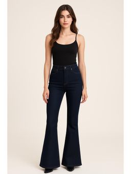 Cider - High Stretch Denim High Waist Stretch Flared Jeans