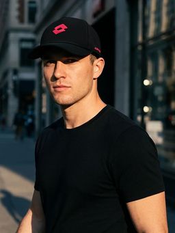 LOTTO - Black Unisex Essentials Baseball Cap
