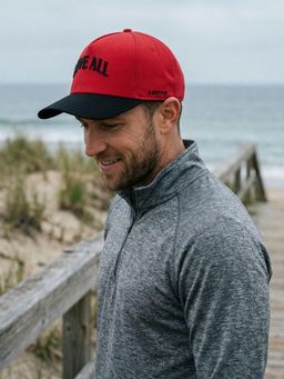 LOTTO - Red Unisex Courtline Baseball Cap