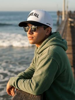 LOTTO - White Unisex Courtline Baseball Cap