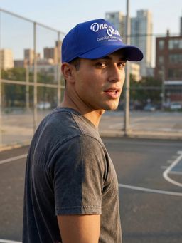 LOTTO - Blue Unisex Courtline Baseball Cap