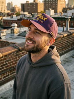 LOTTO - Purple Unisex Courtline Baseball Cap