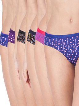 Lyra - Lux Lyra 212 Asorted Cotton Panty-Multi-Color