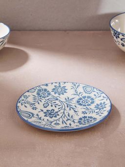 Fabindia - Navy Nargis Ceramic Quarter Plate