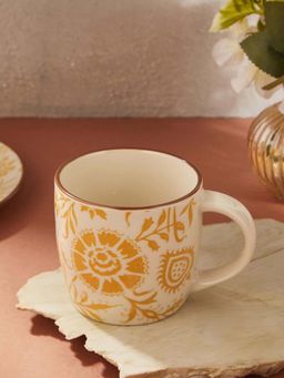 Fabindia - Yellow Nargis Ceramic Mug