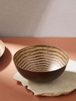 Fabindia - Black Saaj Metal Nut Bowl