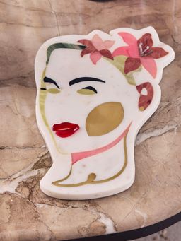 Home Couture Collective - Limited Edition - Frida Kalho - Marble Inlay Platter