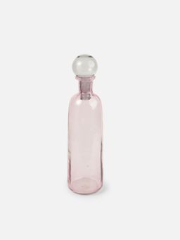 Home Couture Collective - Aquira Glass Bottle-Pink
