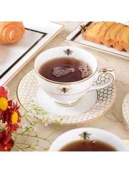 ICHKAN - Bee 12 Pcs Tea Cup & Saucer