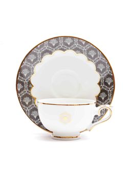 ICHKAN - Grey Legacy Macchiato 12 Pc Cup & Saucer