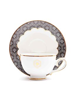 ICHKAN - Grey Legacy 12 Pcs Tea Cup & Saucer