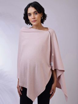 Zelena - Nursing Cover - Premium Breathable Feeding Poncho - Pink