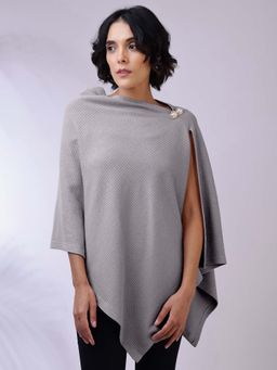 Zelena - Nursing Cover - Premium Breathable Breastfeeding Poncho - Grey