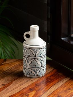 ExclusiveLane - Arabian Nights' Hand-Painted Ceramic Vase