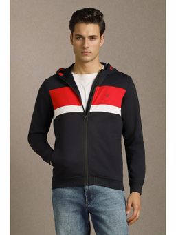 Louis Philippe - Men Casual Black Print Jacket