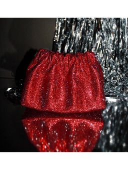 BE CHIC - Women Chic Crystal Red Potli