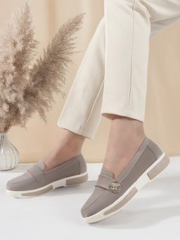 Carlton London - Women Grey Loafers