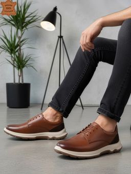 Carlton London - Men Brown Casual Derbies
