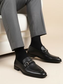 Carlton London - Men Black Loafers
