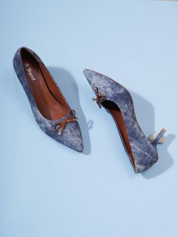 Sherrif Shoes - Women Navy Blue Pump Heels