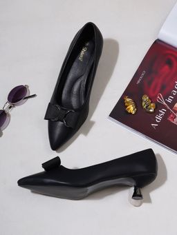 Sherrif Shoes - Women Black Pump Heels