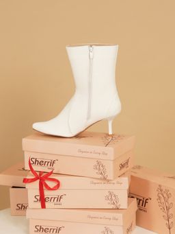 Sherrif Shoes - Women White Casual Boots