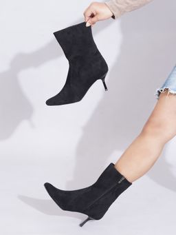 Sherrif Shoes - Women Black Casual Boots