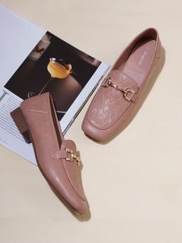 Sherrif Shoes - Women Pink Formal Loafers