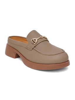 Sherrif Shoes - Women Beige Formal Loafers