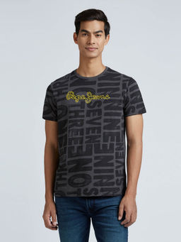 Pepe Jeans - Grey Crew Neck Short Sleeve T-Shirt