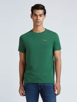 Pepe Jeans - Green Back Typography Short Sleeve T-Shirt