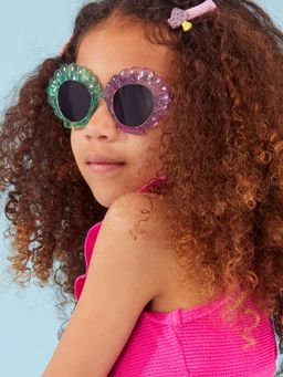 Accessorize London - Girls Shell Novelty Sunglasses