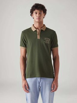Levi's - Men's Solid Slim Fit Pique Polo T-Shirt