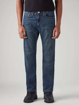 Levi's - Men's 505 Blue Straight Fit Mid Rise Jeans