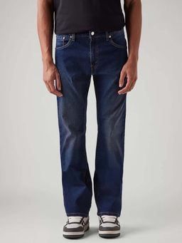 Levi's - Men's 517 Dark-Blue Bootcut Fit Mid Rise Tinted Jeans