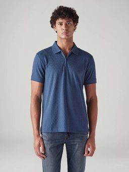 Levi's - Men's Textured Slim Fit Jacquard Polo T-Shirt