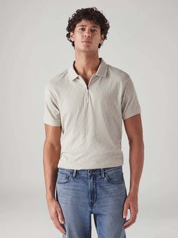 Levi's - Men's Textured Slim Fit Polo T-Shirt