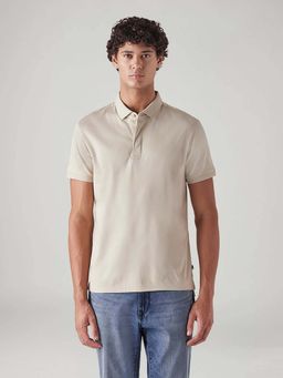 Levi's - Men's Solid Slim Fit Interlock Polo T-Shirt