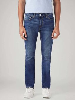Levi's - Men's 511 Blue Slim Fit Mid Rise Jeans
