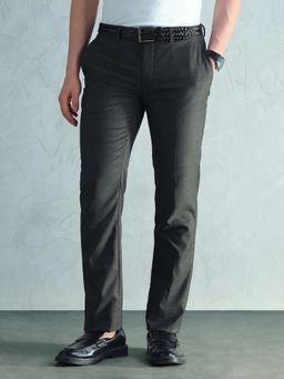 Arrow - Men's Slim Fit Solid Trousers