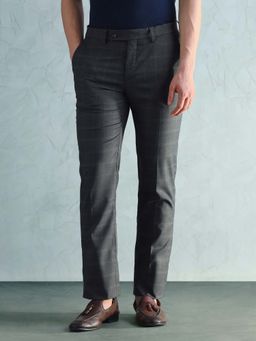 Arrow - Men's Checked Twill Trousers