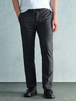 Arrow - Men's Slim Fit Checked Trousers