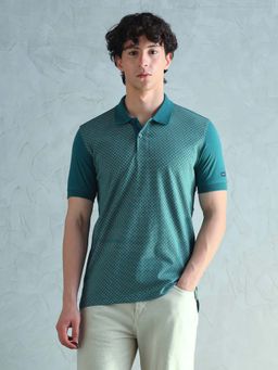 Arrow Sports - Men's Printed Regular Fit Polo T-Shirt