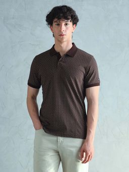 Arrow Sports - Men's Printed Regular Fit Polo T-Shirt