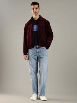 Tommy Hilfiger - Solid Regular Fit Cotton Jacket