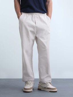 Flying Machine - Men's Cobain Loose Fit Twill Trousers