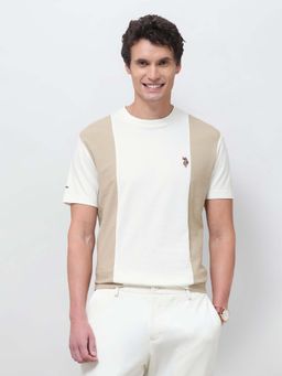 U.S. Polo Assn. Denim Co. - Men's Colourblocked Slim Fit T-Shirt