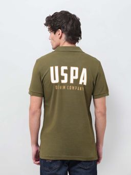 U.S. Polo Assn. Denim Co. - Men's Brand Printed Slim Fit Polo T-Shirt