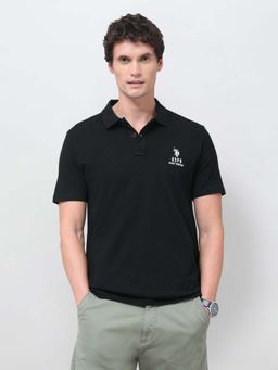 U.S. Polo Assn. Denim Co. - Men's Solid Slim Fit Polo Shirt