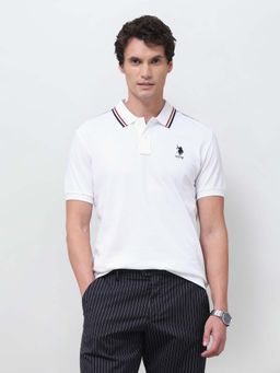U.S. POLO ASSN. - Men's Solid Regular Fit Polo T-Shirt